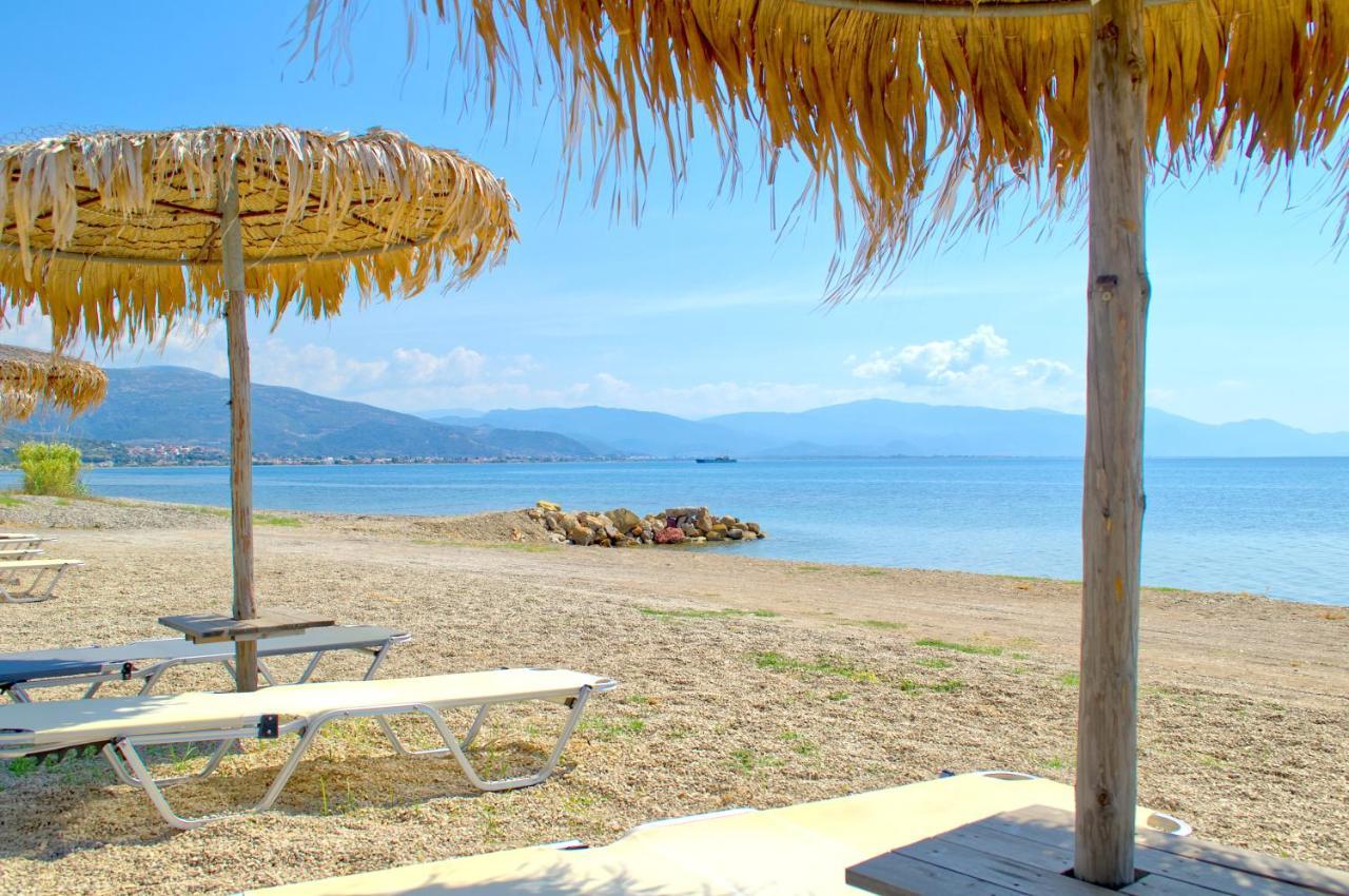 Epipleon Luxury Suites -102- Δωμάτιο 45Τμ Με Βεράντα 35Τμ Μπροστά Στη Θάλασσα Nafpaktos Esterno foto